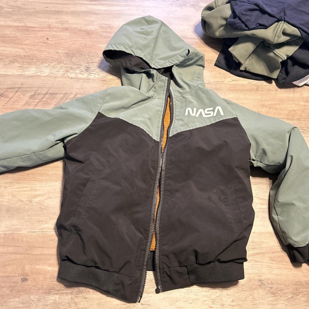 NASA Kids Two-Tone Jacket - Black and Green